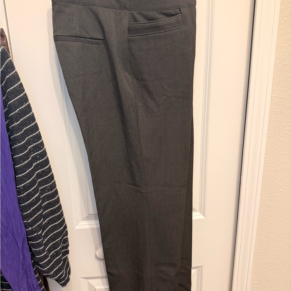 Christopher & Banks Charcoal Straight Leg Pants
